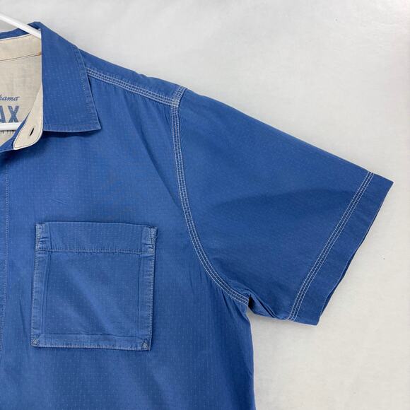 Tommy Bahama RELAX Island Blue Short Sleeve Button Down Shirt Size S Approx - Picture 15 of 15